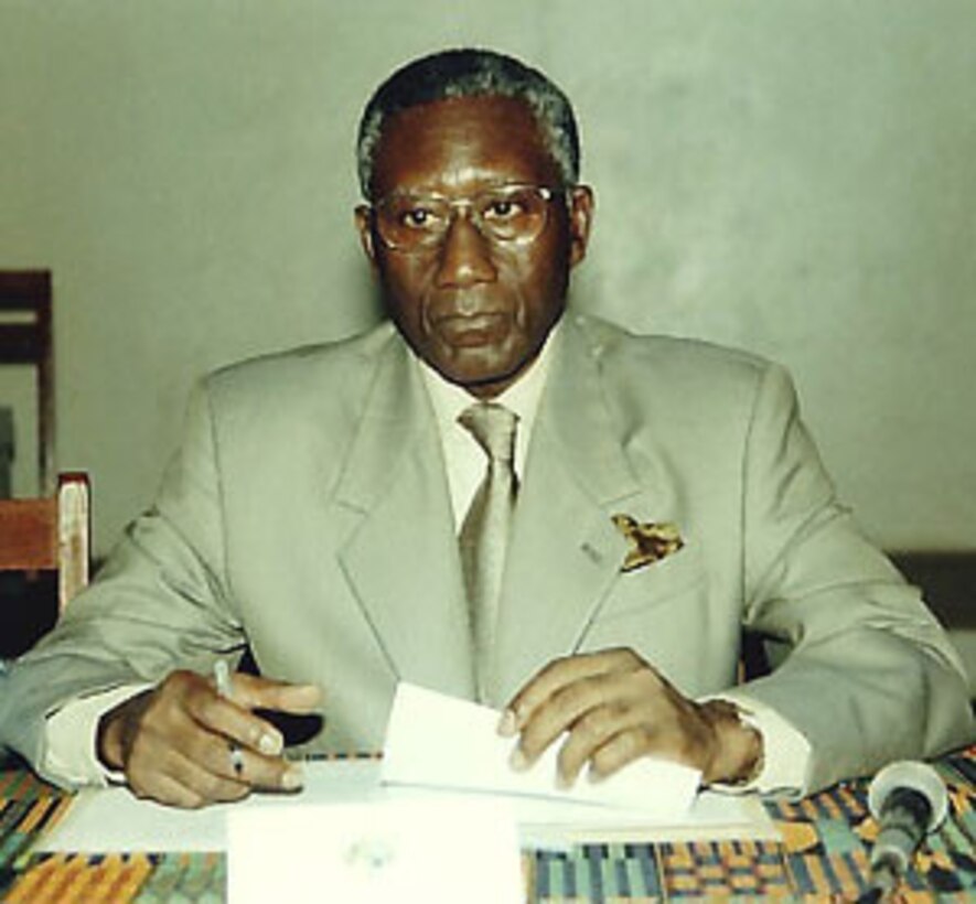 This photograph is the official NDU Photo of General Cisse