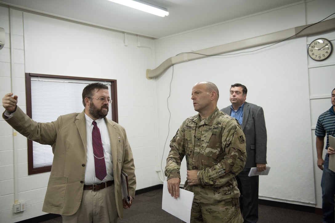 Japan Engineer District Commander Thomas J. Verell, Jr. received keys to the new Japan District facility