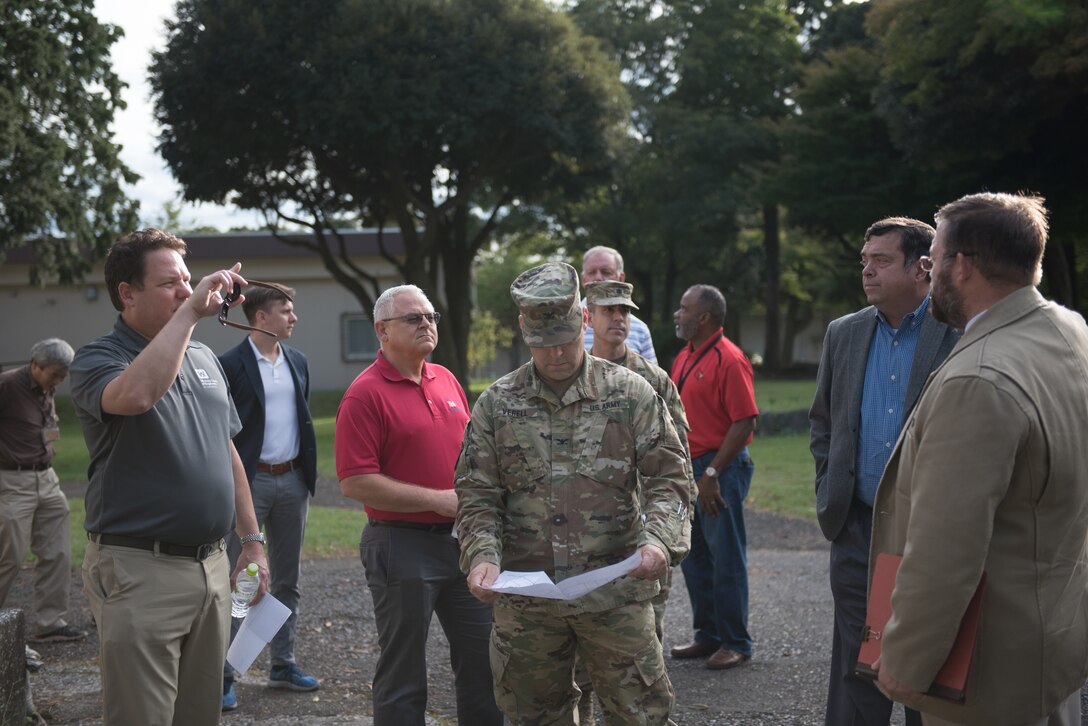 Japan Engineer District Commander Thomas J. Verell, Jr. received keys to the new Japan District facility
