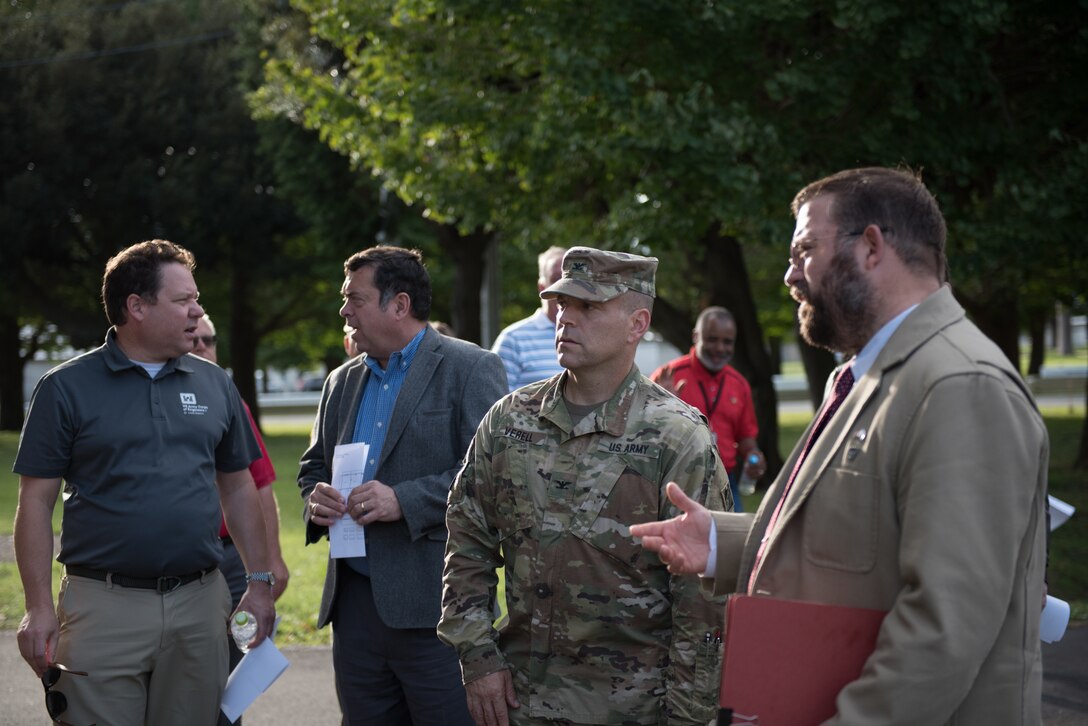 Japan Engineer District Commander Thomas J. Verell, Jr. received keys to the new Japan District facility