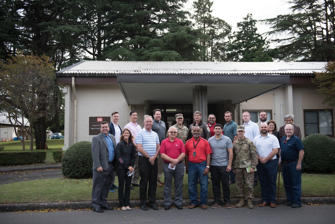 Japan Engineer District Commander Thomas J. Verell, Jr. received keys to the new Japan District facility