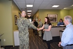 DLA Counsel-Distribution’s Hinkson presented commander’s coin