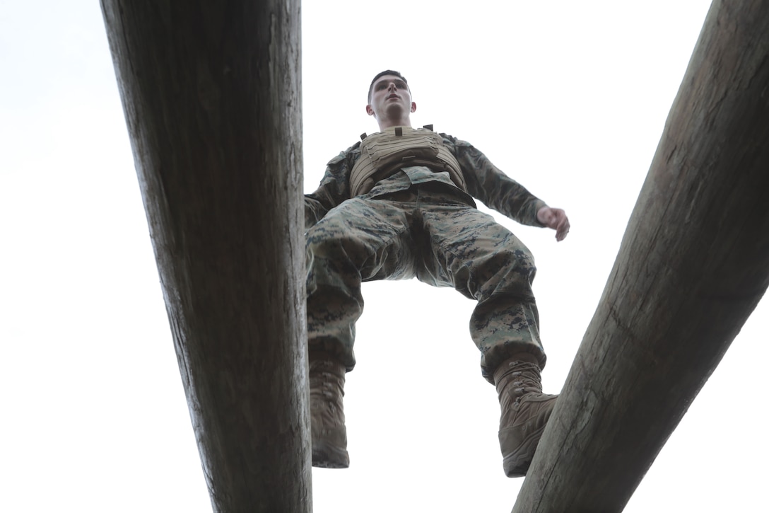 For three straight weeks, several Marines aboard Marine Corps Logistics Base Albany put their combat fighting skills to the test to secure the highest belt level in the U.S. Marine Corps Martial Arts Program. Out of 21 Marines who signed up for the gut-wrenching MCMAP training, 15 graduated with advanced belts, April 29. (U.S. Marine Corps photo by Re-Essa Buckels)