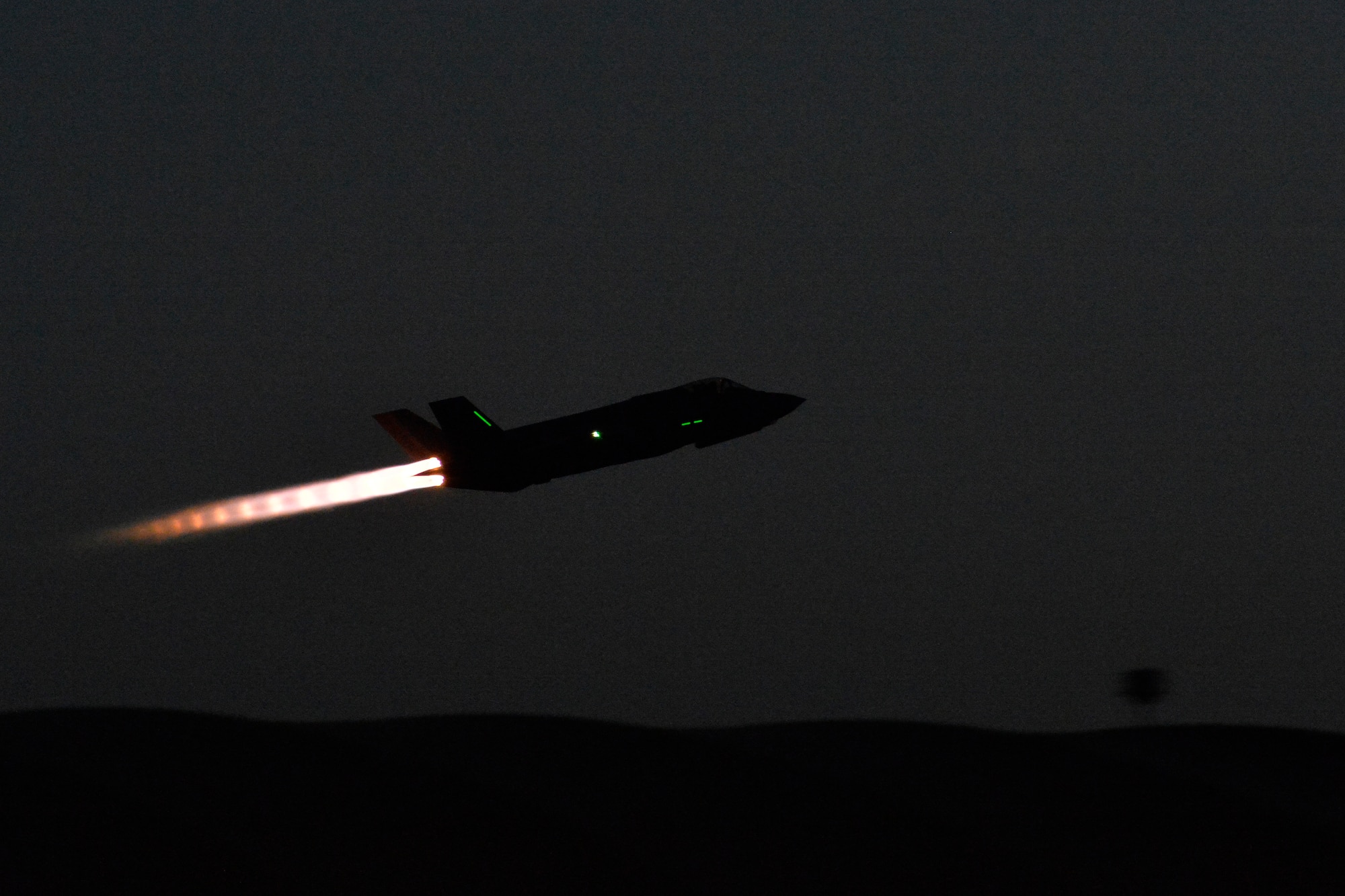 A photo of an F-35A Lighting II.