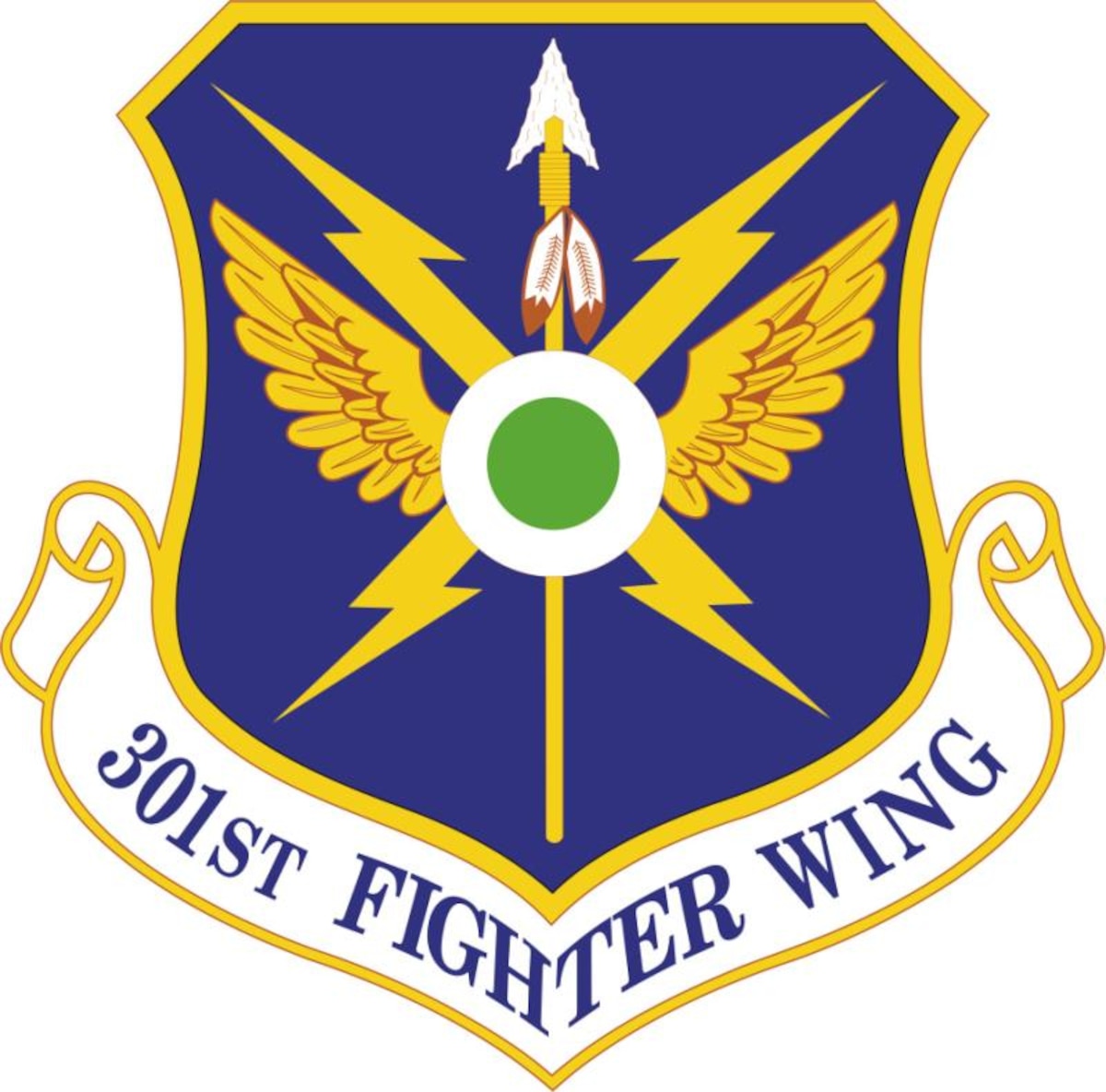 301st Fighter Wing Shield