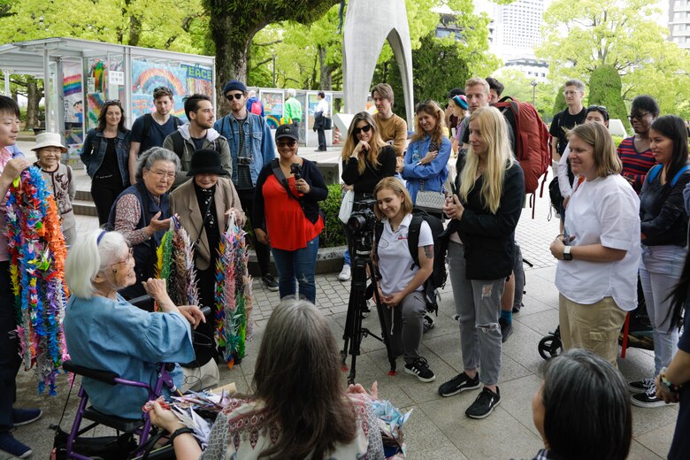 Americans learn Japanese history through Hiroshima Peace Park visit