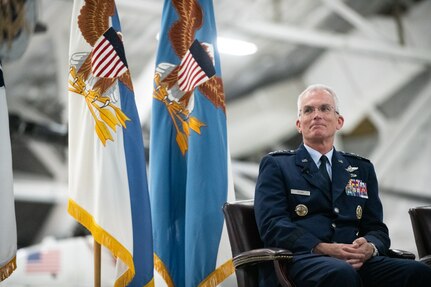 Air Force Gen. Paul J. Selva, vice chairman of the Joint Chiefs of Staff, retires in a ceremony hosted by Marine Corps Gen. Joe Dunford, chairman of the Joint Chiefs of Staff, at Hanger 3, Joint Base Andrews, Md., July 31, 2019. Gen. Selva retires after over 39 years of service.
