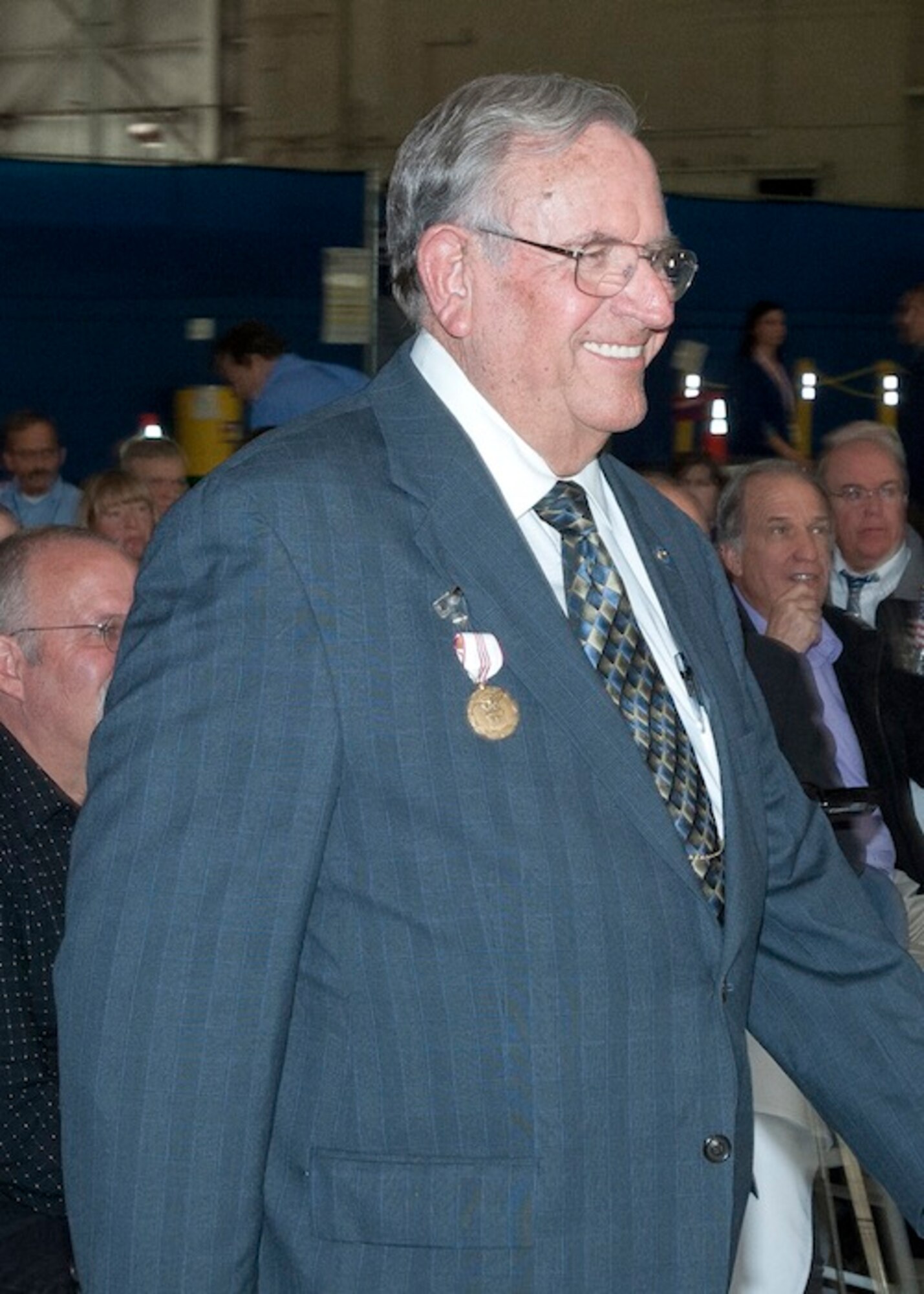 Johnny G. Armstrong retires as Chief Engineer of the Hypersonic Combined Test Force, February 6, 2012.
(Photo courtesy of AFTC History Office)