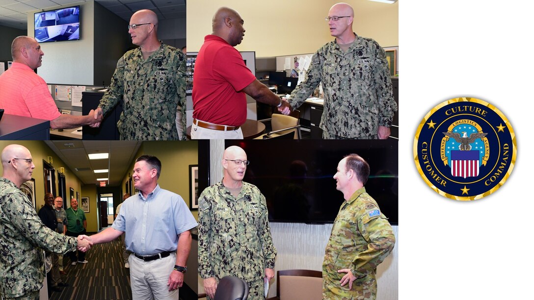 DLA Distribution employees presented commander’s coins