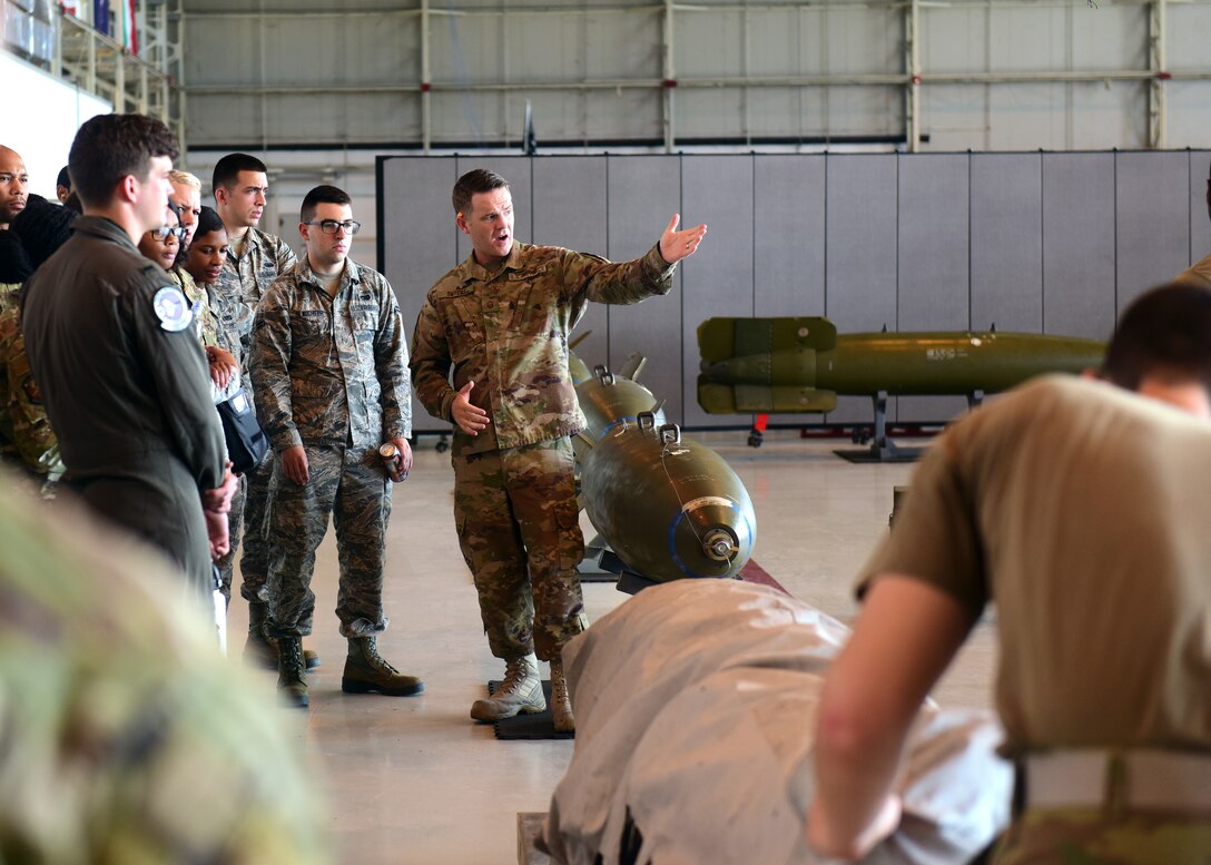 The 31st Maintenance Group hosts Friday Fusion July 26, 2019 at Aviano Air Base, Italy. The event allowed service members to learn about what the 31st MXG does during daily operations. (U.S. Air Force photo by Airman 1st Class Caleb House)