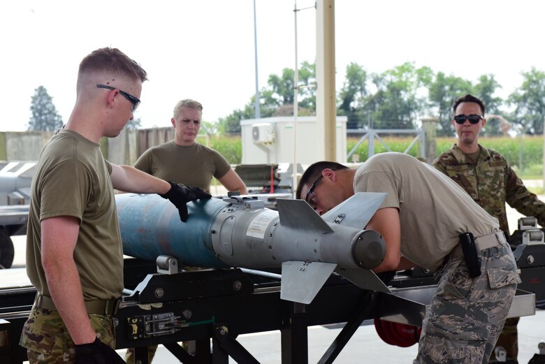 The 31st Maintenance Group hosts Friday Fusion July 26, 2019 at Aviano Air Base, Italy. The event allowed service members to learn about what the 31st MXG does during daily operations. (U.S. Air Force photo by Airman 1st Class Caleb House)