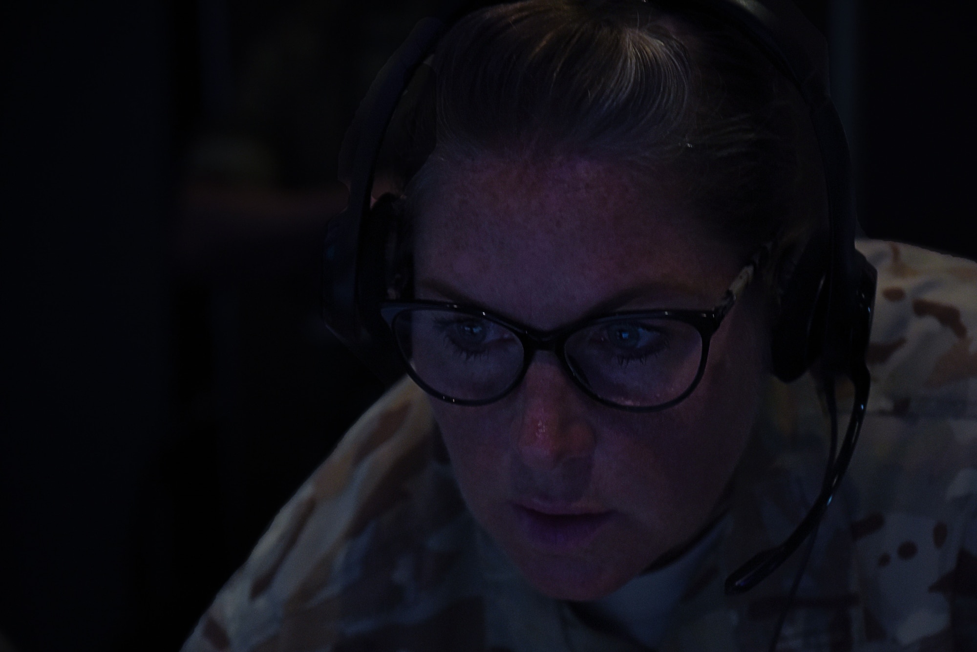 Lt. Col. “Spaz” Sposito-Salceies, 505th Test Squadron (TS) commander, stands behind her desk July 26, 2019, at Nellis Air Force Base, Nev.