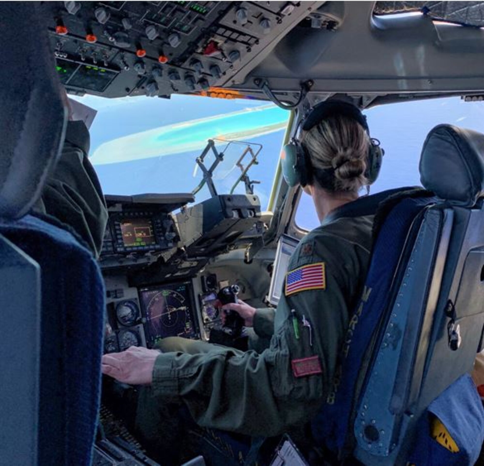 Female, Reserve Citizen Airmen assigned to the 729th Airlift Squadron and 452nd Aircraft Maintenance Squadron (AMXS) made history June 3, 2019, when embarked on a round-trip, Pacific mission as the first, all-female, C-17 Globemaster III aircrew in March Air Reserve Base’s 101-year history. Attending their send-off was local resident and legendary, 97-year-old, Women's Airforce Service Pilot Margo DeMoss, and 452nd Air Mobility Wing Commander, Col. Melissa Coburn.