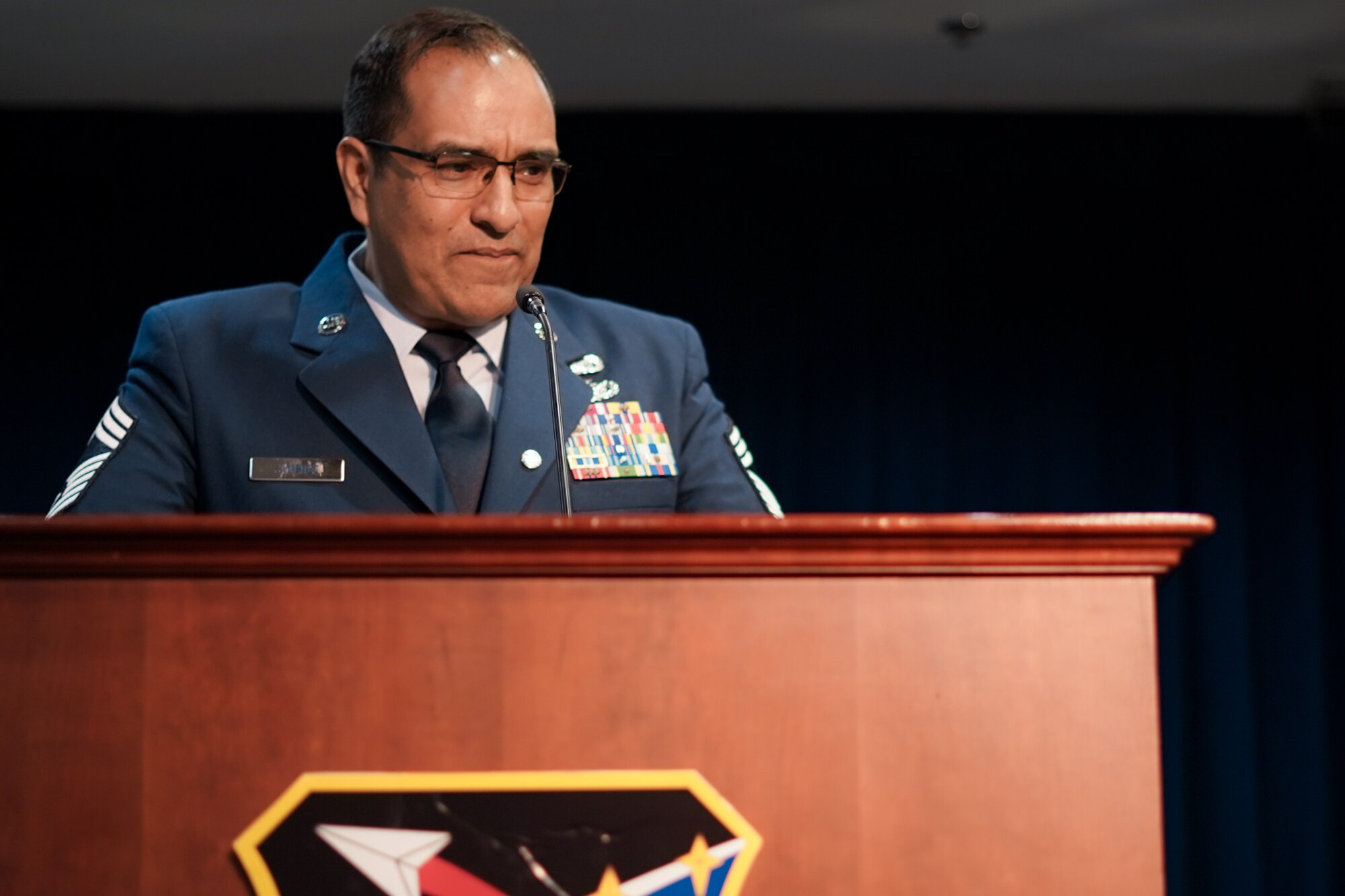 CMSgt. Glen S. Jimenez, Business Administration Functional Area Manager 349th Air Mobility Wing, Travis Air Force Base, California closed out his 33 year career with the United States Air Force in a ceremony on July 18, 2019 at Los Angeles AFB.