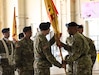U.S. Army Reserve senior leaders walk to their places in preparation for the passing of the colors during the 377th Theater Sustainment Command change of command ceremony at Naval Air Station Joint Reserve Base New Orleans, Belle Chasse, La. August 3, 2019.