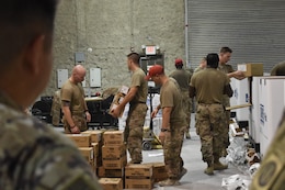 Soldiers of the 861st Quartermaster Company, U.S. Army Reserve, operating in Qatar under the 77th Sustainment Brigade, have been preparing aerial drops for delivery across the U.S. Central Command area of operations.