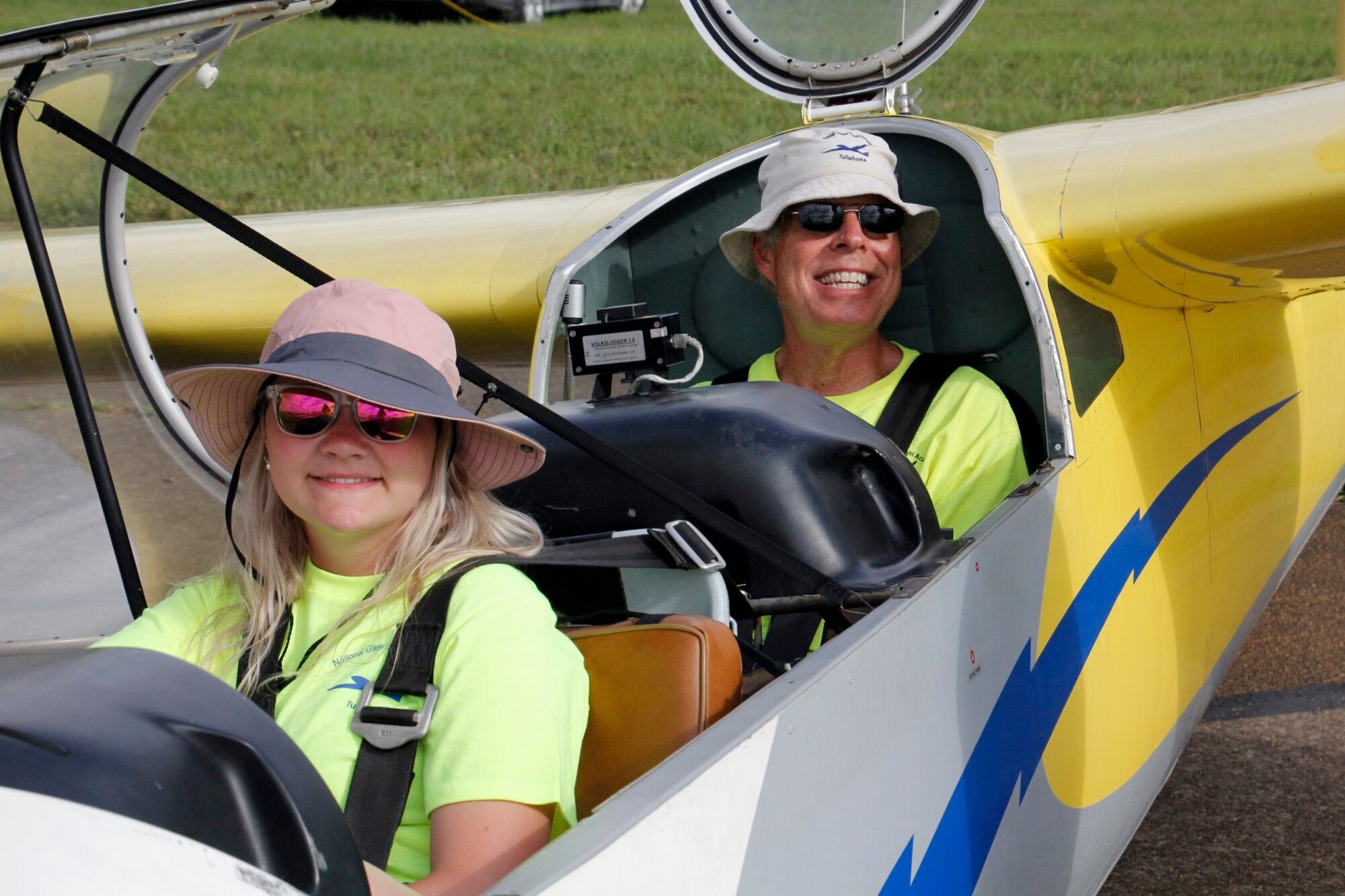 One of the 20 cadets who participated in the Southeast Region National Civil Air Patrol Glider Academy July 12-20, prepares for takeoff at the Tullahoma Municipal Airport. (Courtesy photo)