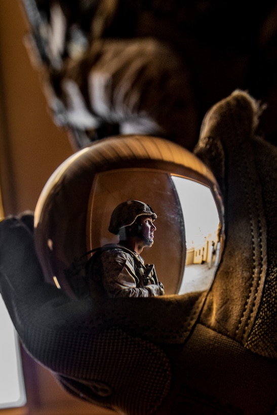 U.S. Marine Corps Sgt. John M. Dodd, an infantry rifleman with 1st Battalion, 25th Marine Regiment, 4th Marine Division, poses for a photo during Integrated Training Exercise 5-19 at Marine Corps Air Ground Combat Center Twentynine Palms, Calif., July 31, 2019. Reserve Marines with 1/25 participate in ITX to prepare for their upcoming deployment to the Pacific Region. (U.S. Marine Corps photo by Lance Cpl. Jose Gonzalez)