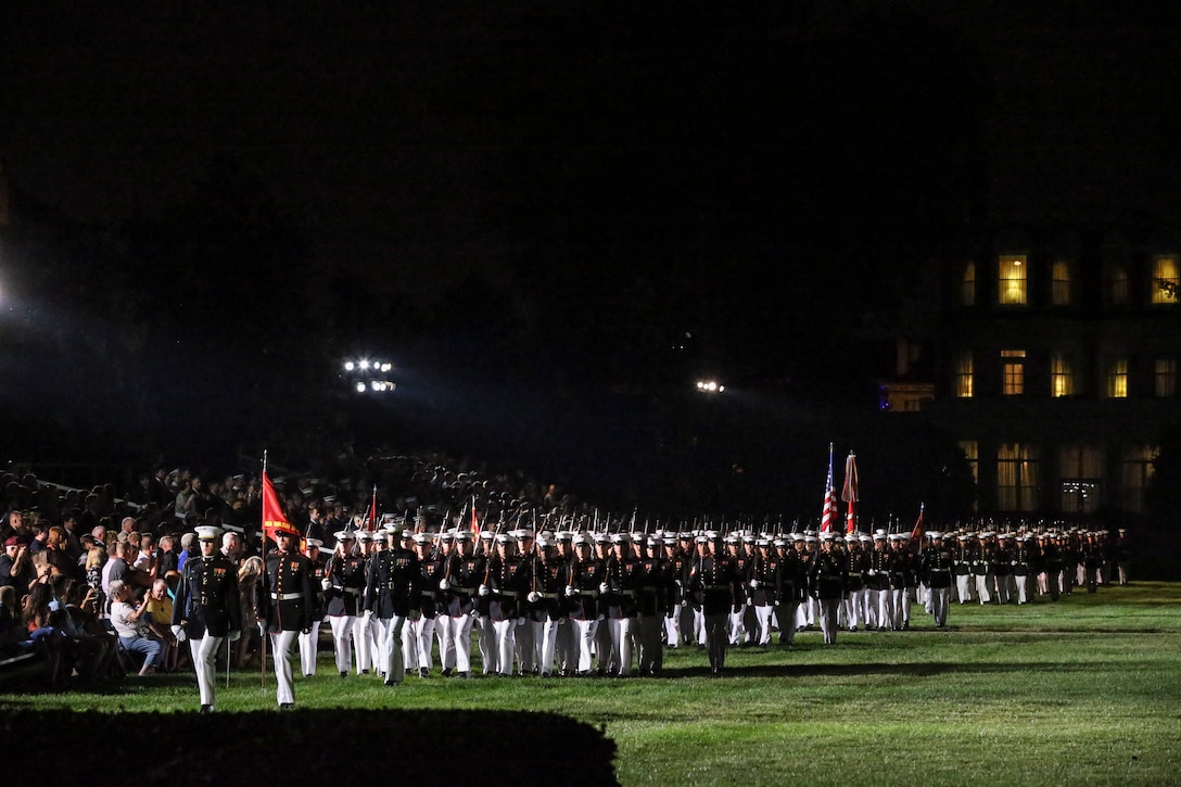 The Commandant of the Marine Corps Gen. David H. Berger was the hosting official and the Secretary of the Navy, the Honorable Richard V. Spencer, was the guest of honor for the evening.