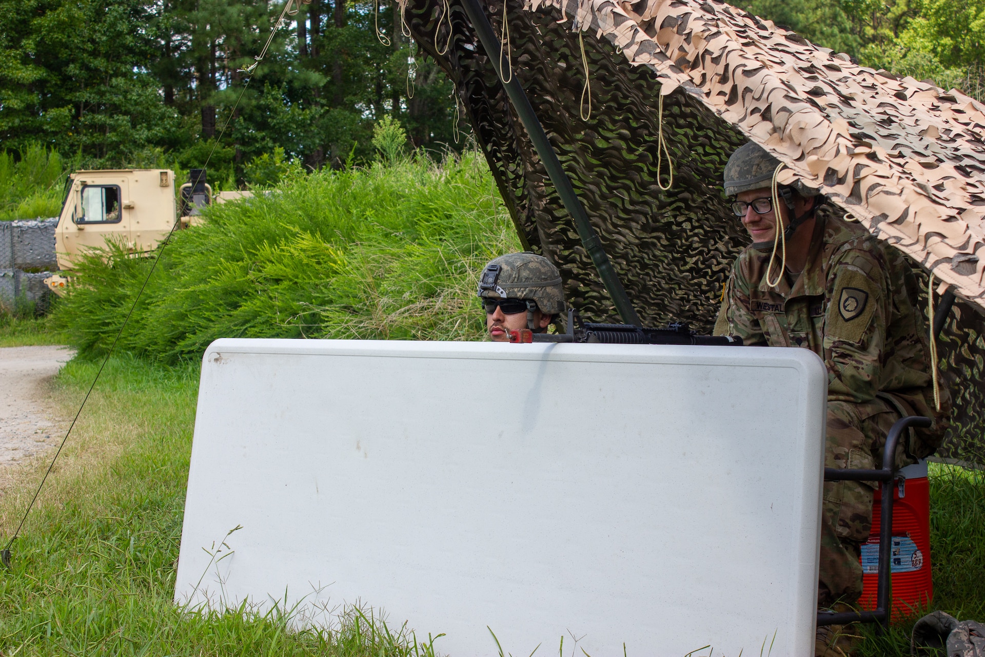 952nd Quartermaster Company Enhances Training with Perimeter Defense