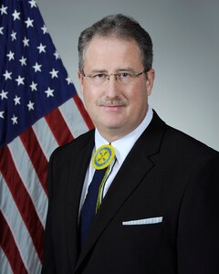 Edward Blauvelt poses for a photo at the 502nd Air Base Wing public affairs office. Blauvelt was recently presented the 2019 Society of American Indians Government Employees Meritorious Service Award.