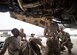 Airmen from the 305th Aircraft Maintenance Squadron at Joint Base McGuire-Dix-Lakehurst, New Jersey, discuss how to fix a maintenance issue on a C-17 Globemaster engine during a maintenance check August 2, 2019. For the 305th AMXS, conducting maintenance is vital to ensure every C-17 is fit to fly at a moment’s notice. (U.S. Air Force photo by Senior Airman Jake Carter)