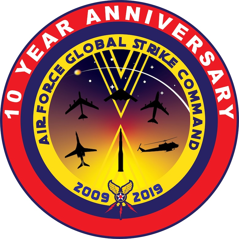 Air Force Global Strike Command celebrates its 10-year anniversary Aug. 7, 2019. The command was activated in 2009 as part of ongoing efforts to reinvigorate the nuclear enterprise.