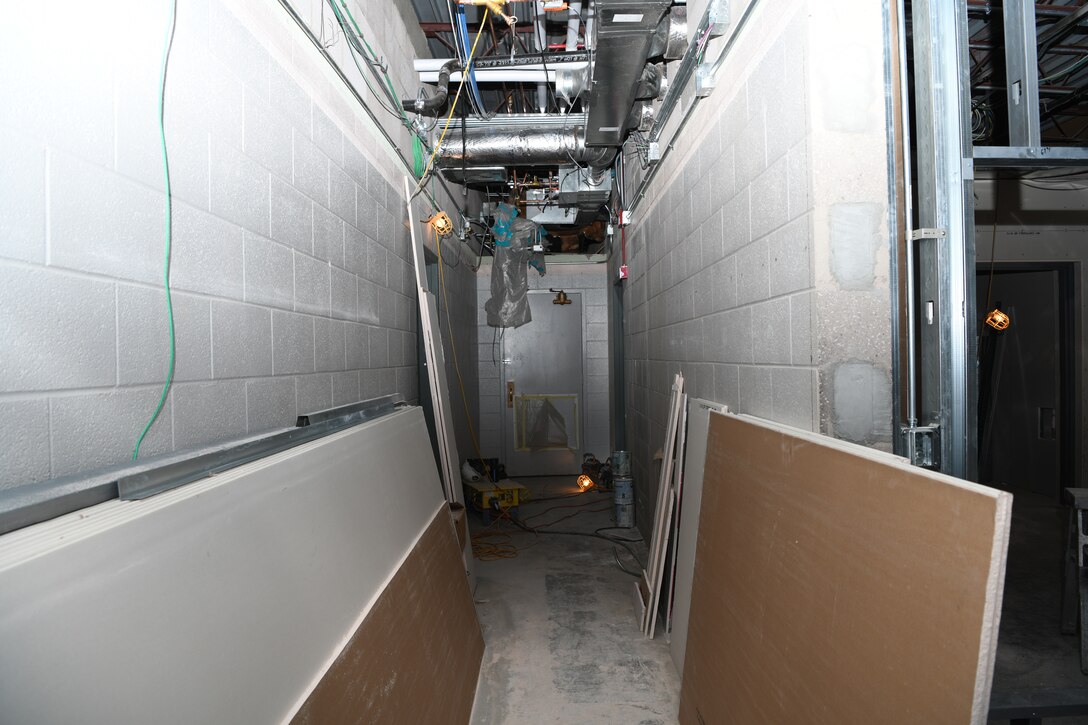 The Ellsworth Air Force Base, S.D., Veterinary Treatment Facility began renovations in April, and is scheduled for completion in December. There will be equipment upgrades, new infrastructure such as electrical components and new Heating, Ventilation and Air Conditioning systems.  (U.S. Air Force photo by Airman Quentin K. Marx)