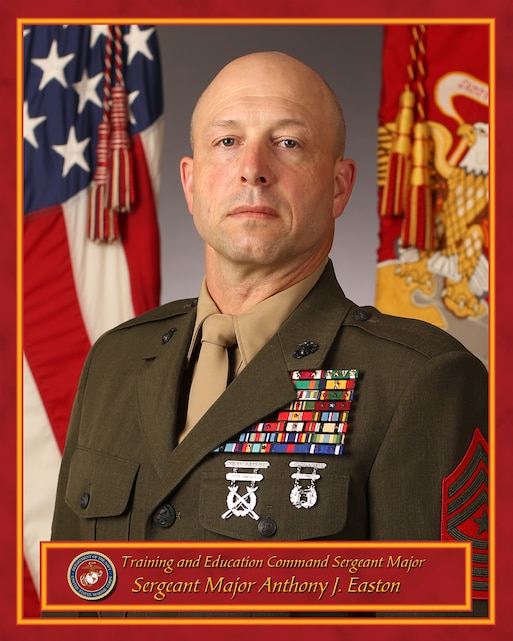 Sergeant Major Anthony J Easton Marine Corps Training And Education