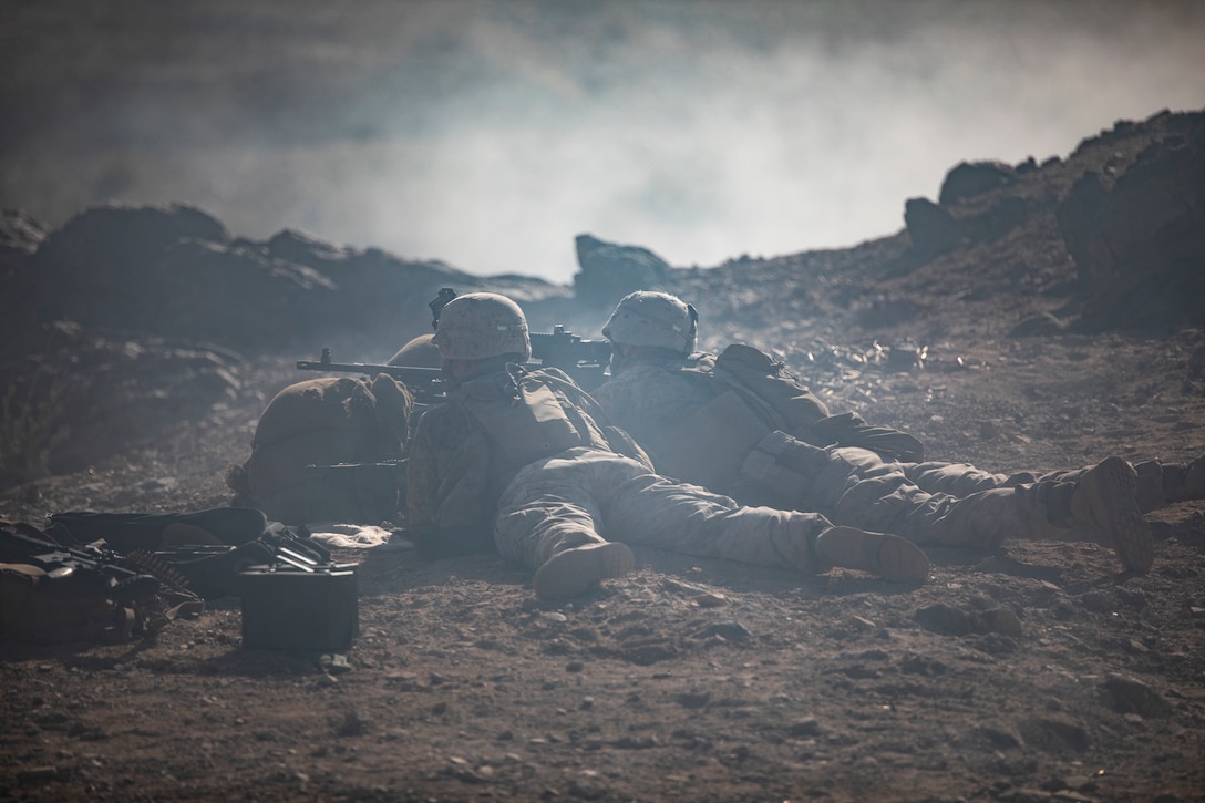 Reserve Marines Train at Range 400 during ITX 5-19