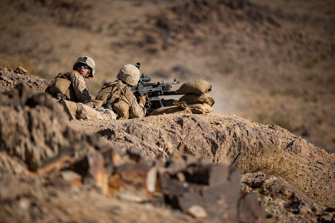 Reserve Marines Train at Range 400 during ITX 5-19