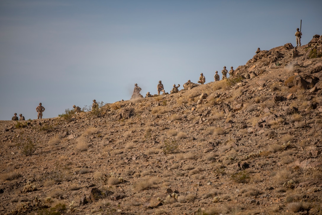 Reserve Marines Train at Range 400 during ITX 5-19