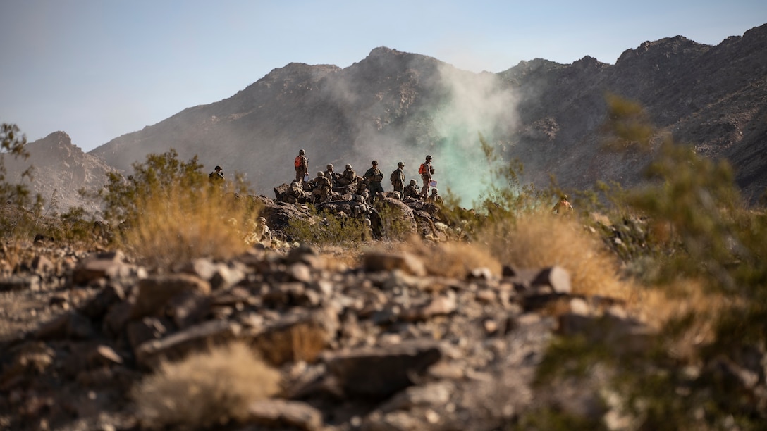 Reserve Marines Train at Range 400 during ITX 5-19