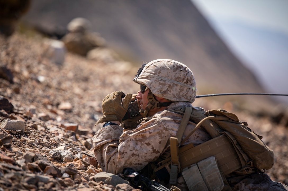 Reserve Marines Train at Range 400 during ITX 5-19