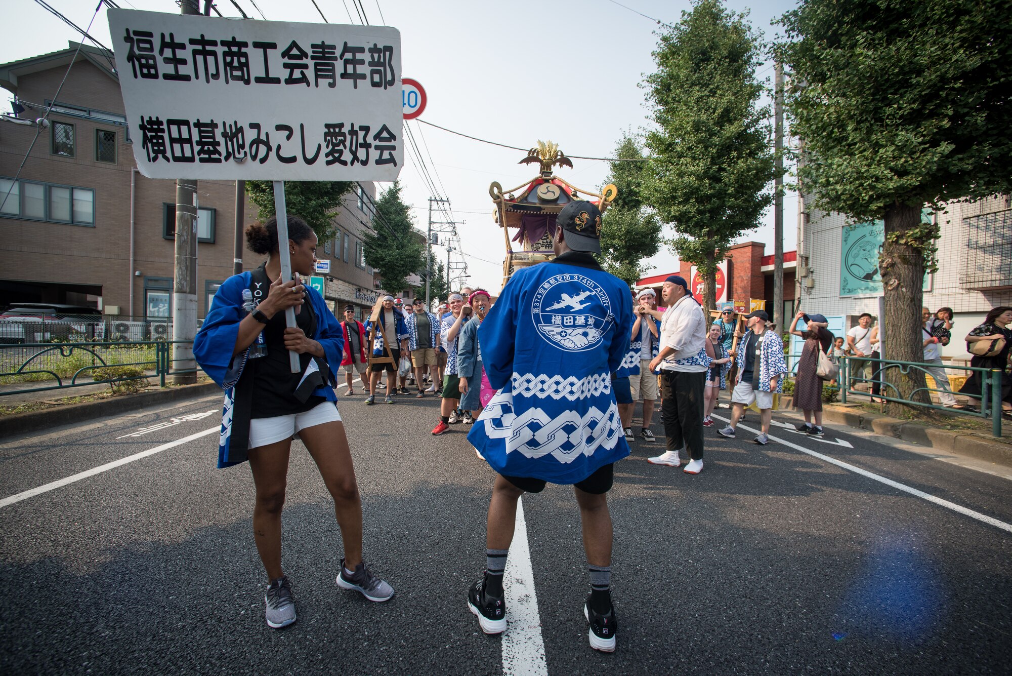 Yokota Airmen participate in Tanabata Festival