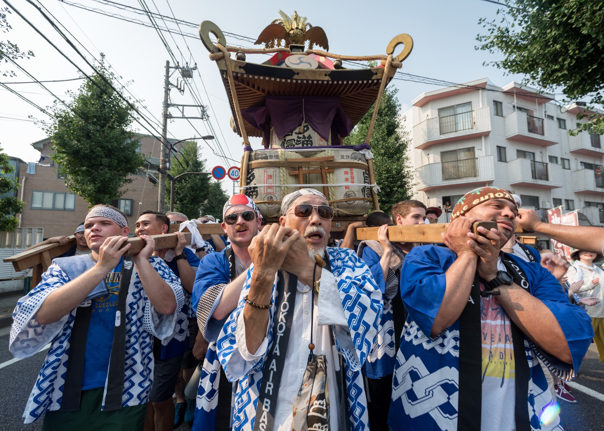 Yokota Airmen participate in Tanabata Festival