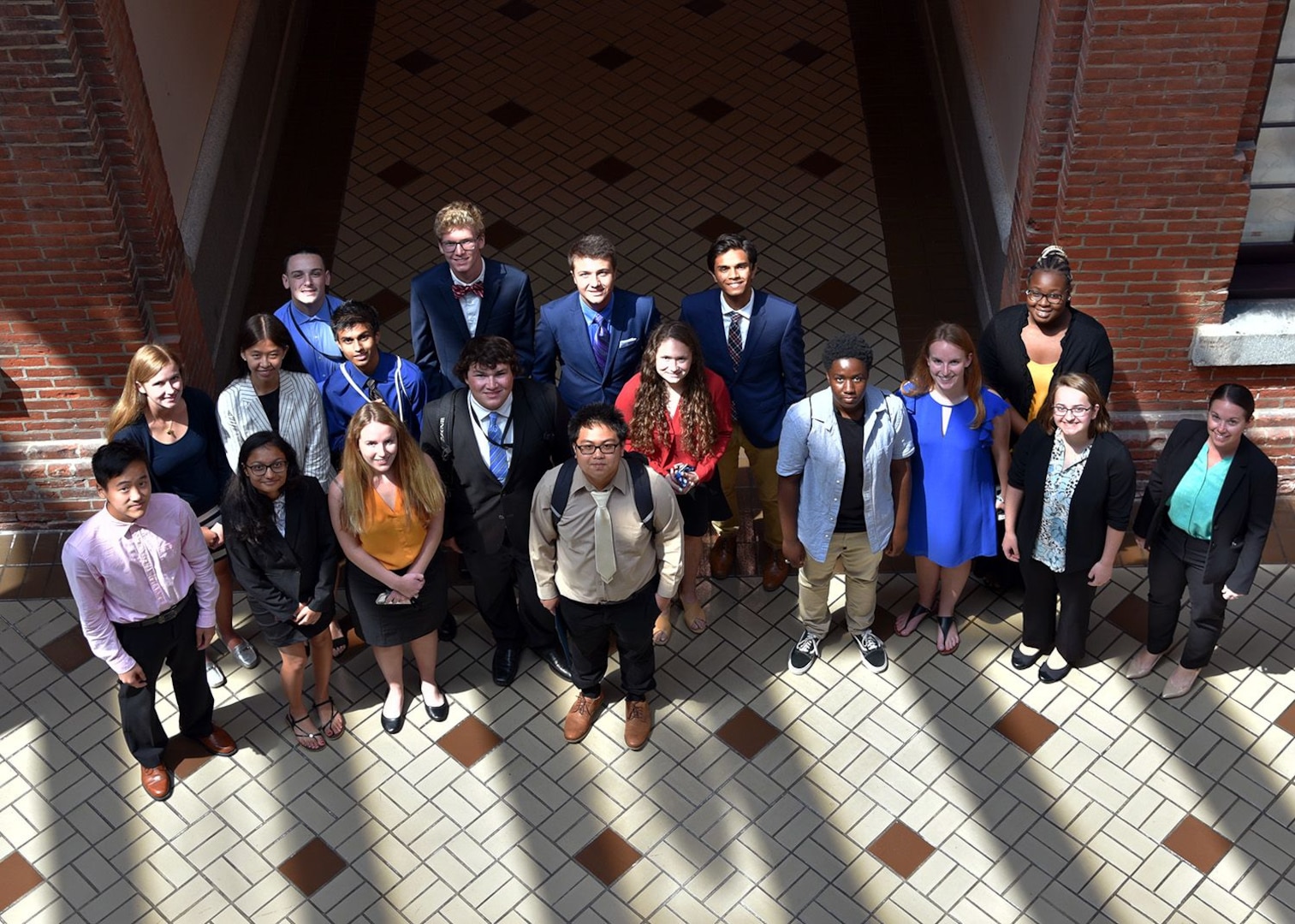 PHILADELPHIA (August 7, 2019) High school students working at Naval Surface Warfare Center, Philadelphia Division (NSWCPD) completed their eight-week summer internships by presenting their research projects to the Command’s engineers. Every year, NSWCPD partners with the Office of Naval Research (ONR) Science and Engineering Apprenticeship Program (SEAP) to provide high school students an opportunity to participate in research while being mentored by professional scientists and engineers. (U.S. Navy photo by Kirsten St. Peter)/Released