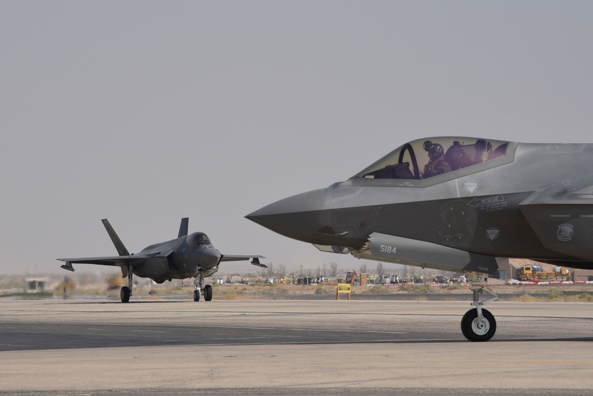 Two F-35A Lightning IIs