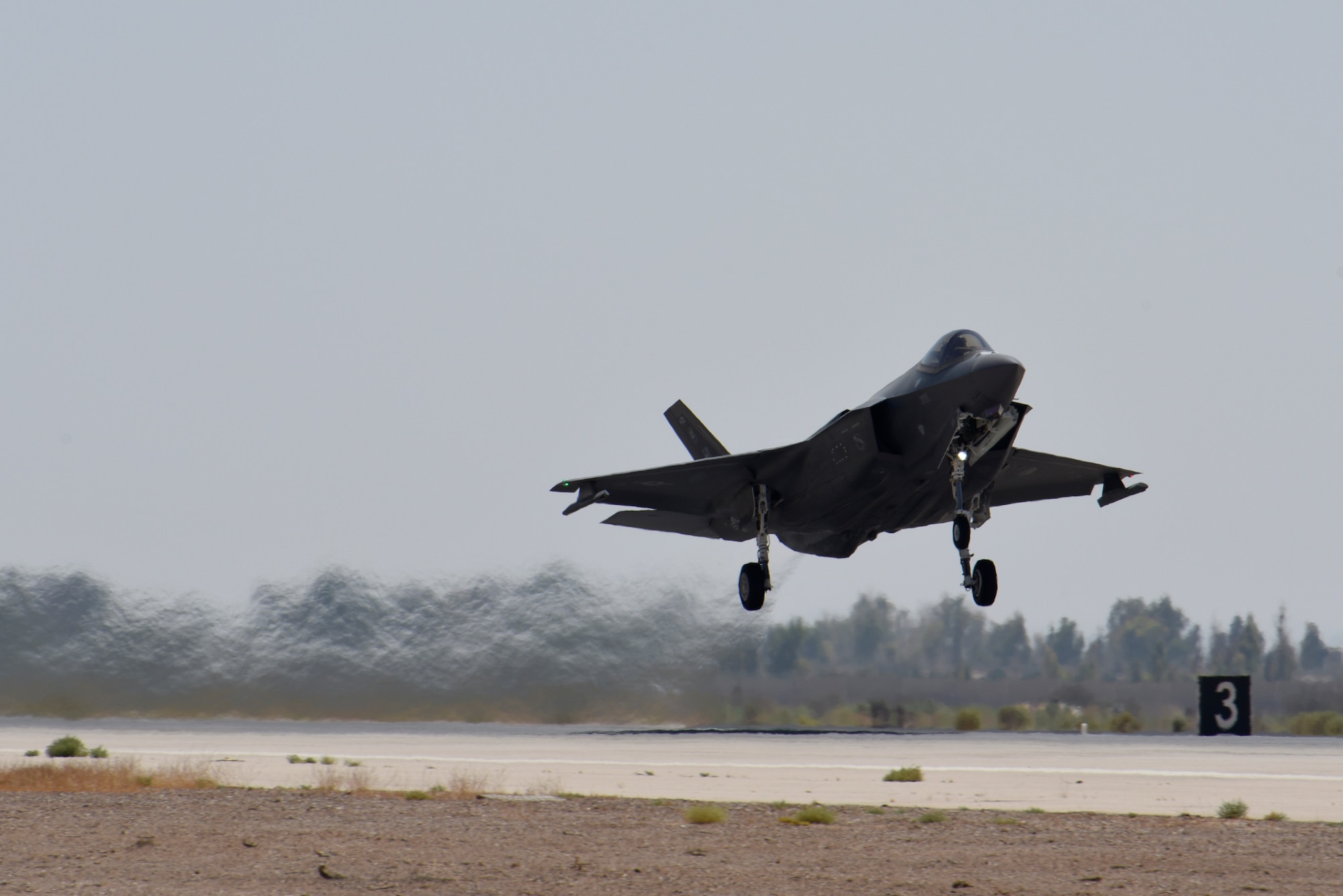 F-35A taking off