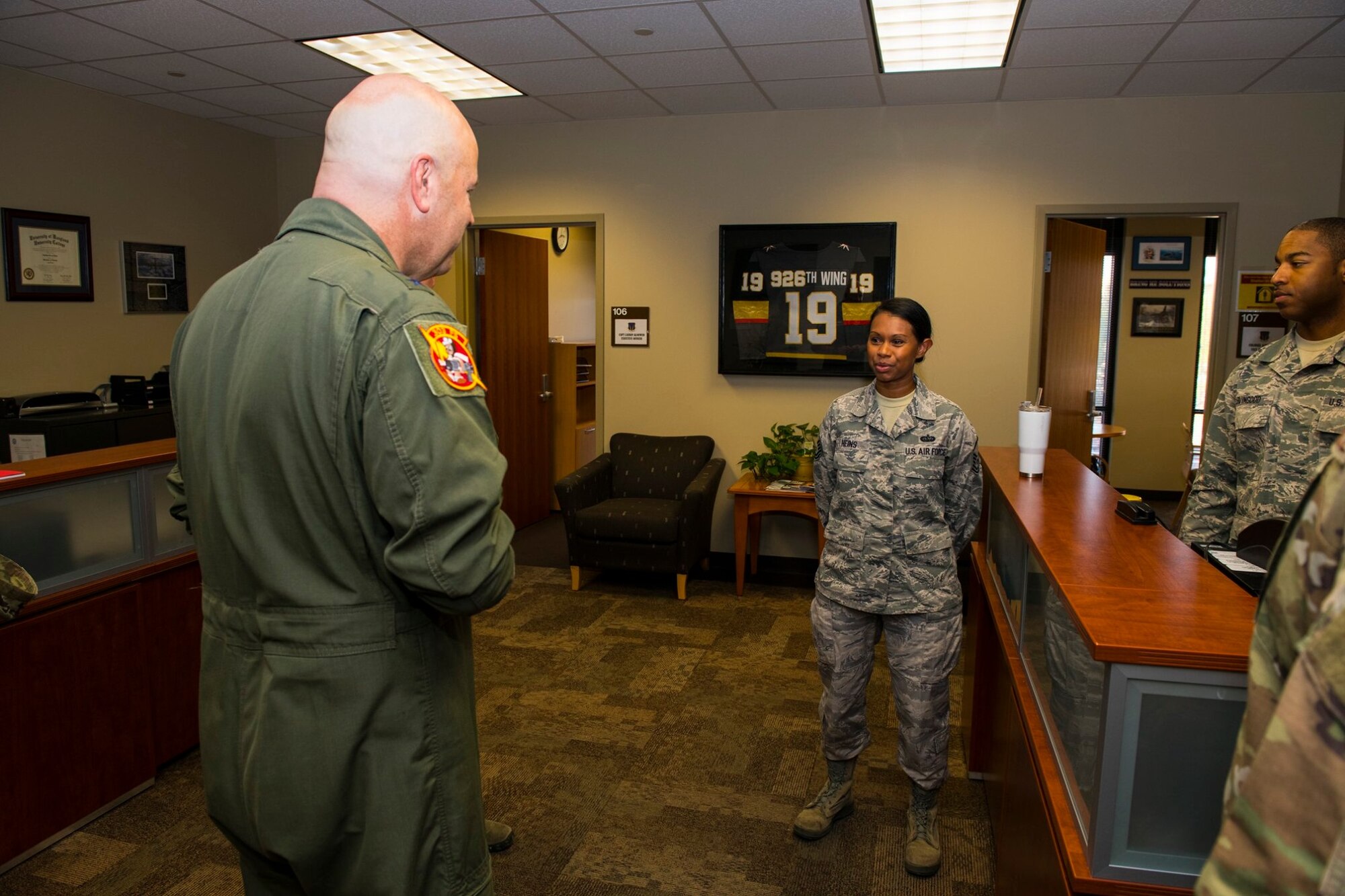 Through Total Force Integration, the 926th provides combat-ready reservists to the U.S. Air Force Warfare Center as sustained expertise integrated at the operational and tactical levels of warfare. It continuously conducts combat operations, operational test and evaluation, tactics development, and advanced training to forge the tools required to fly, fight and win.