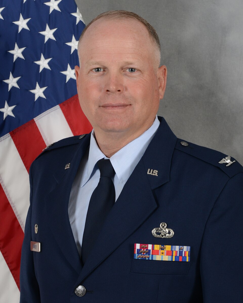 Photo of Col. Fowler Mobilization Assistant to the Director of Logistics, Engineering, and Force Protection, Headquarters Air Combat Command