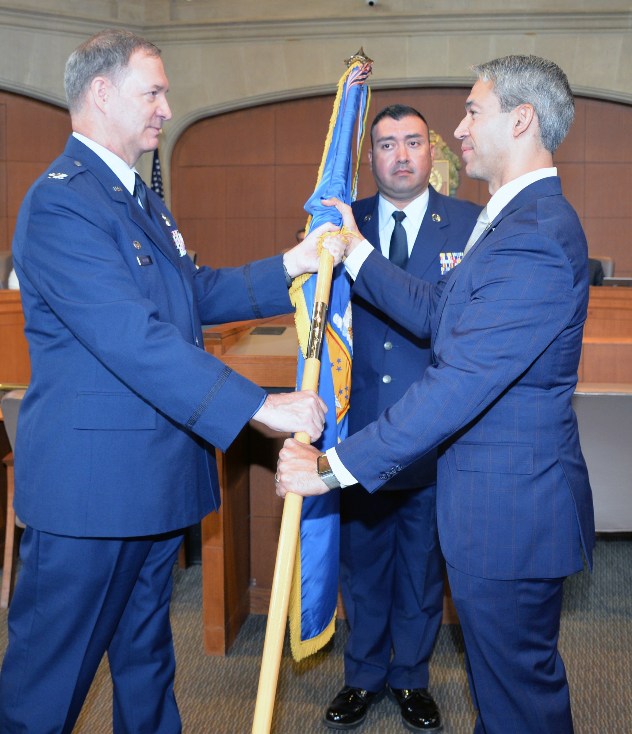 San Antonio mayor inducted into Honorary Commander Program ...