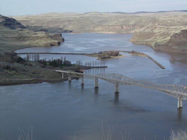 Lower Monumental Pool Lions Ferry Bridge