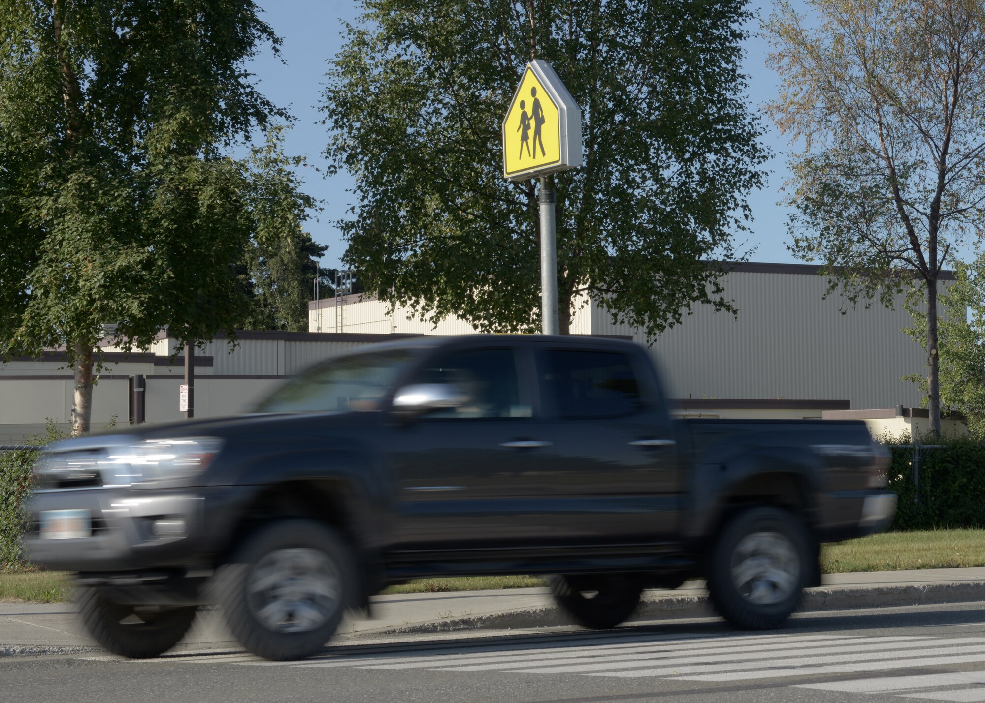 With the school year approaching, Joint Base Elmendorf-Richardson, Alaska, personnel should be mindful of pedestrians and school zones. Drivers must be vigilant and use situational awareness especially when children are traveling to school.