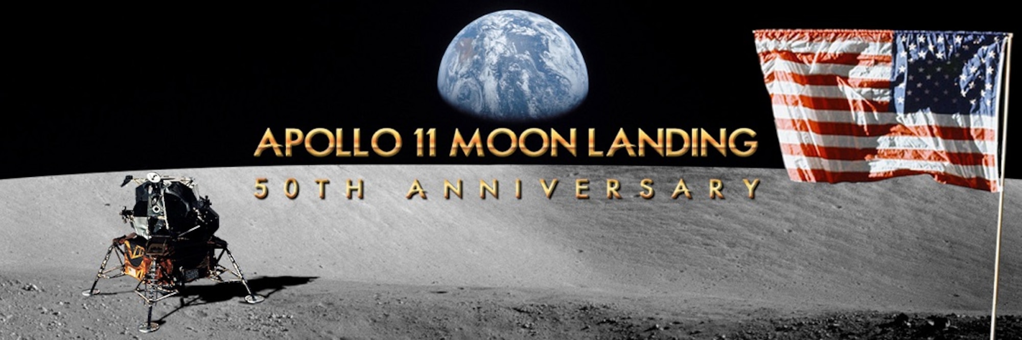 Apollo 11 moon landing 50th anniversary. (U.S. Air Force graphic/Vernon Greene)