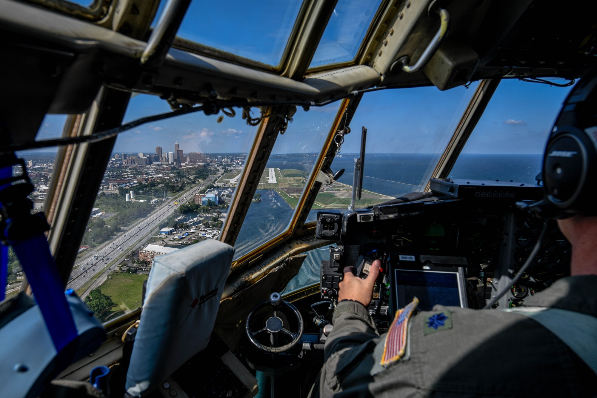 Youngstown Air Reserve Station provided a C-130H Hercules orientation flight for 27 team members of the 910th Airlift Wing and one 911th Airlift Wing member, Aug. 8, 2019. Orientation flights are routinely offered to Air Reserve Technicians and civilians who serve at YARS to provide them with a better understanding of the Wing’s flying capabilities.