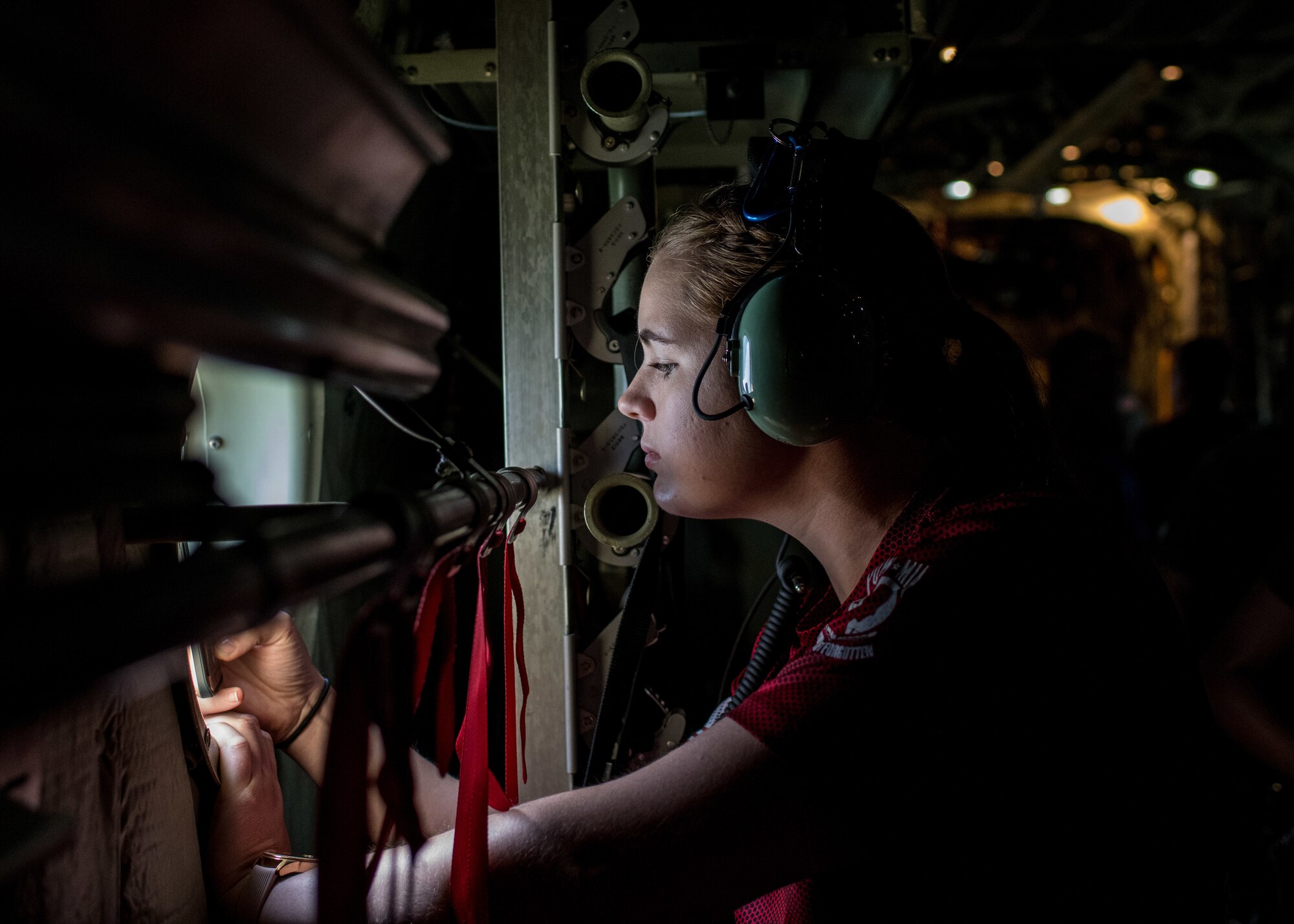 Youngstown Air Reserve Station provided a C-130H Hercules orientation flight for 27 team members of the 910th Airlift Wing and one 911th Airlift Wing member, Aug. 8, 2019. Orientation flights are routinely offered to Air Reserve Technicians and civilians who serve at YARS to provide them with a better understanding of the Wing’s flying capabilities.