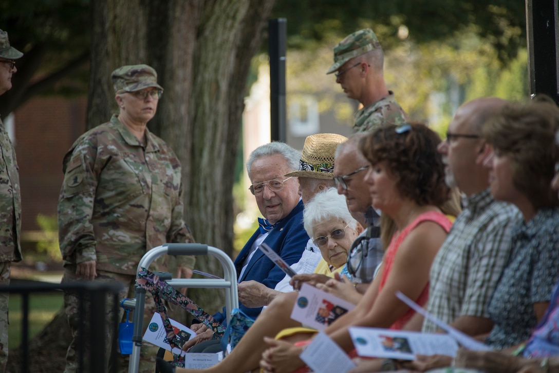 The Delaware National Guard, along with Del. Governor John Carney, just promotes Adjutant General, Brig. Gen. Michael Berry, to the rank of Major General, during a ceremony outside Legislative Hall in Dover, Aug. 10th.