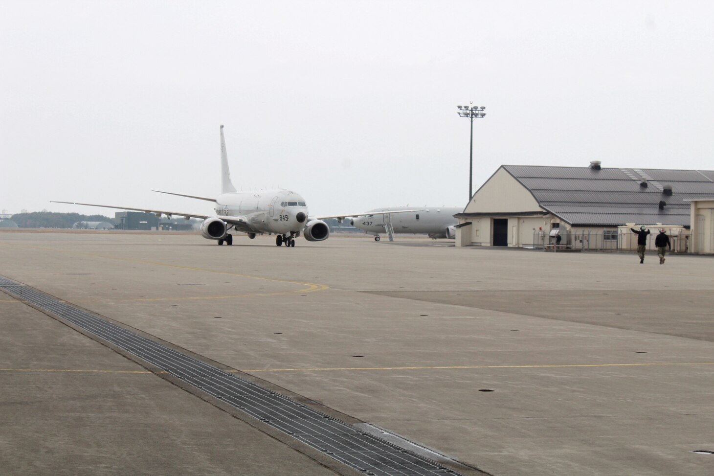 Official U.S. Navy file photo of a P-8A Poseidon aircraft assigned to the “Fighting Tigers” of Patrol Squadron (VP) 8.