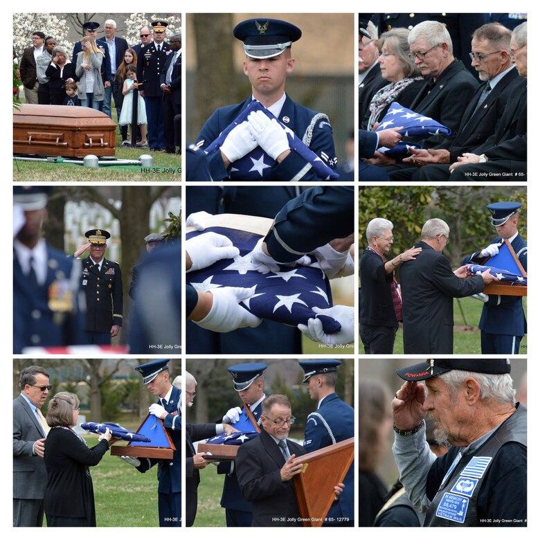 Col. Richard 'Dick' Kibbey's life and heroism was celebrated March 29, 2019, at Arlington National Cemetary, Va. Dick was a pilot in Vietnam when his helicopter was shot down and he was listed as missing in action for over 50 years before his remains were returned to the United States after being found by a local farmer. (Photos courtesy of Mike Garcia)